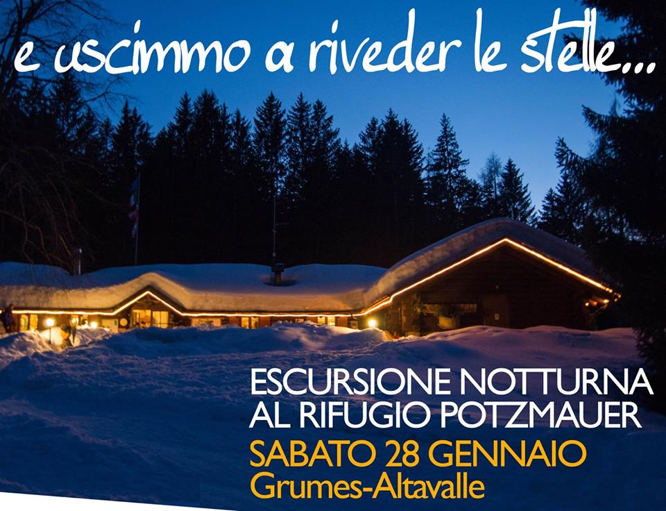 ambiente3ntino's tweet photo. "E uscimmo a riveder le stelle" splendida escursione notturna al #RifugioPotzmauer #Grumes #Valledicembra info qui https://t.co/SfODl4x7pN https://t.co/MCyp7vOeTh