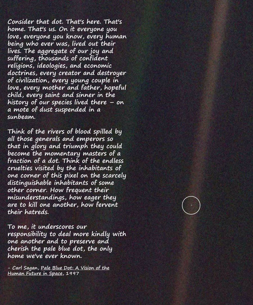 atomicgrrl8's tweet image. "The crucial test to ethical values is whether they apply to strangers, and those afar, not just our midst."  #humanism #carlsagan