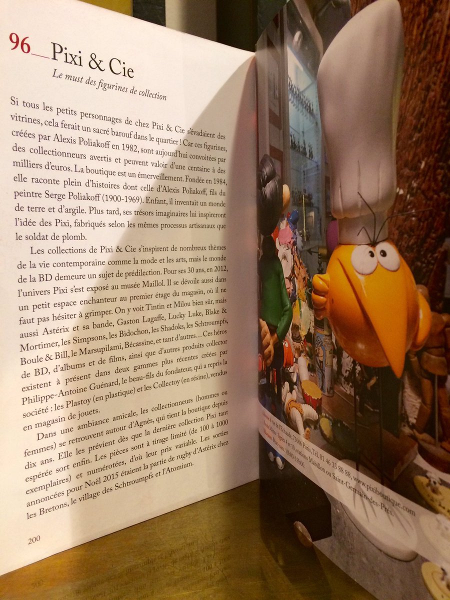 PixietCie's tweet photo. Pixi&amp;Cie fait partie des "111 boutiques absolument irrésistibles à Paris". Merci à Hachette tourisme (cc @HachetteLivre ) https://t.co/3sH6vuBtBa