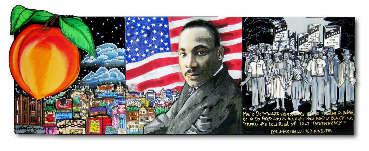 FazzinoPopArt's tweet photo. Happy Martin Luther King Jr Day! 
#MLKDAY #MLK #MLKday2017 https://t.co/GxXtPmwceZ