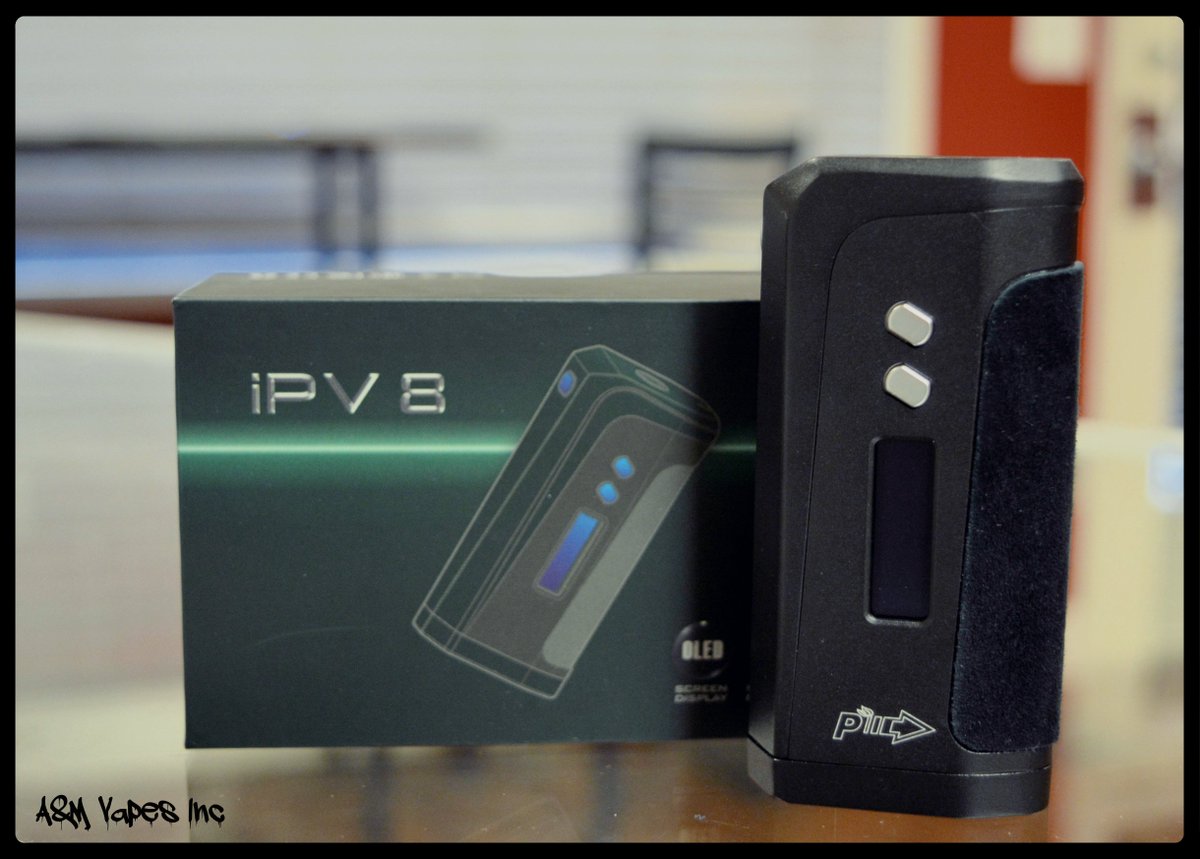 am_vapes's tweet photo. IPV8 Just dropped here at A&amp;M. 230watts of power, dual battery, nice grip. #ipv #boxmod #amvapes #chicovape #hookeroak https://t.co/huOjEbvmSY