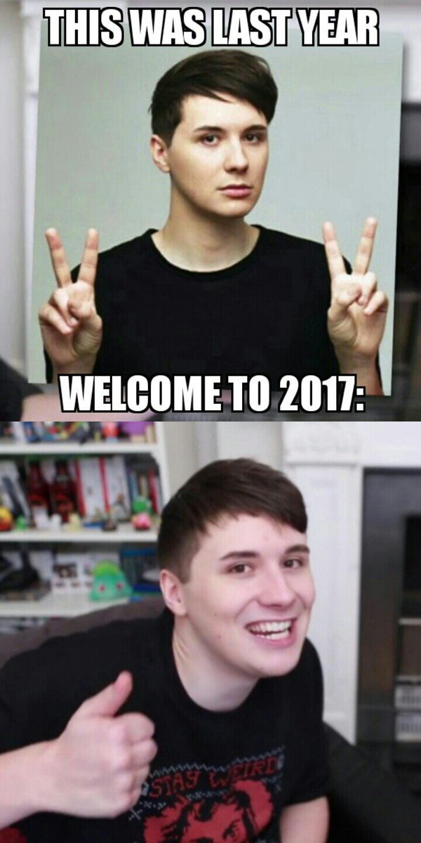EileenJustMe's tweet photo. Welcome to 2017 @danisnotonfire
#danisnotonfire #danmeme #sorrynotsorry https://t.co/QNJqaX5xjY