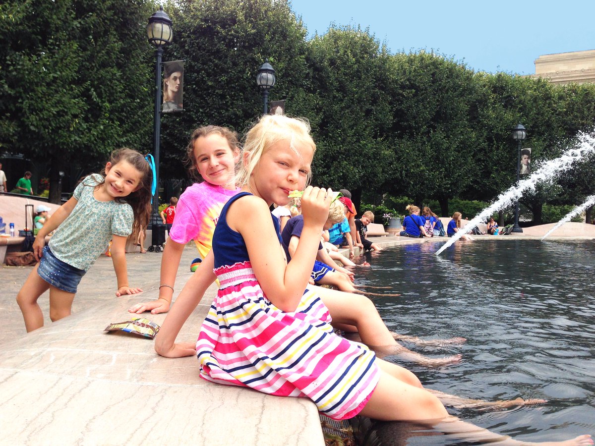 Impulse_City's tweet photo. Cooling off and enjoying Lunch at the Sculpture Garden on Field Trip Day. https://t.co/Da4lXaGfaU #dc #kids #summer #camps https://t.co/EfLRQUjHtn
