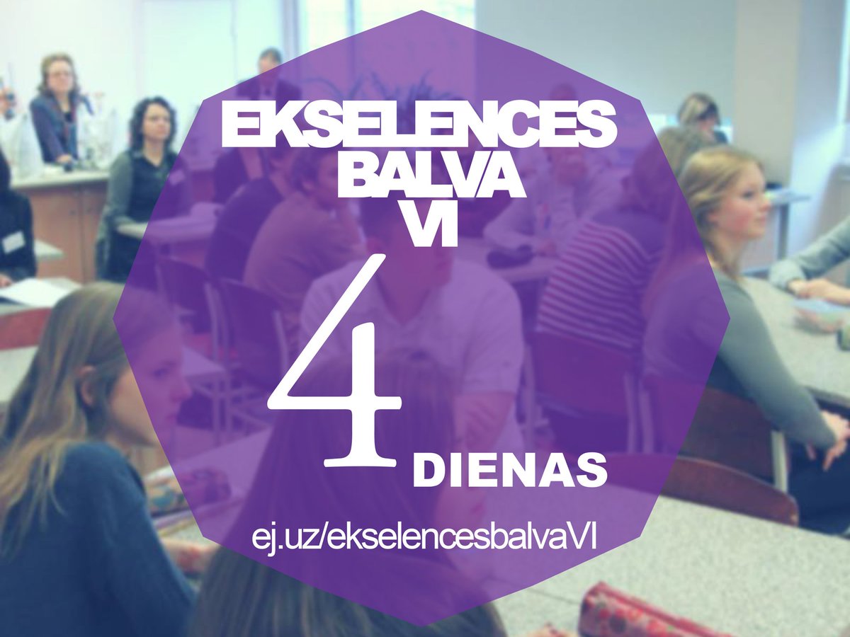 LU_SIIC's tweet photo. Vēl tikai 4 dienas vari izvirzīt lielisku skolotāju "Ekselences balvai": https://t.co/WwbePI5b1C https://t.co/VfSYpAs1tz