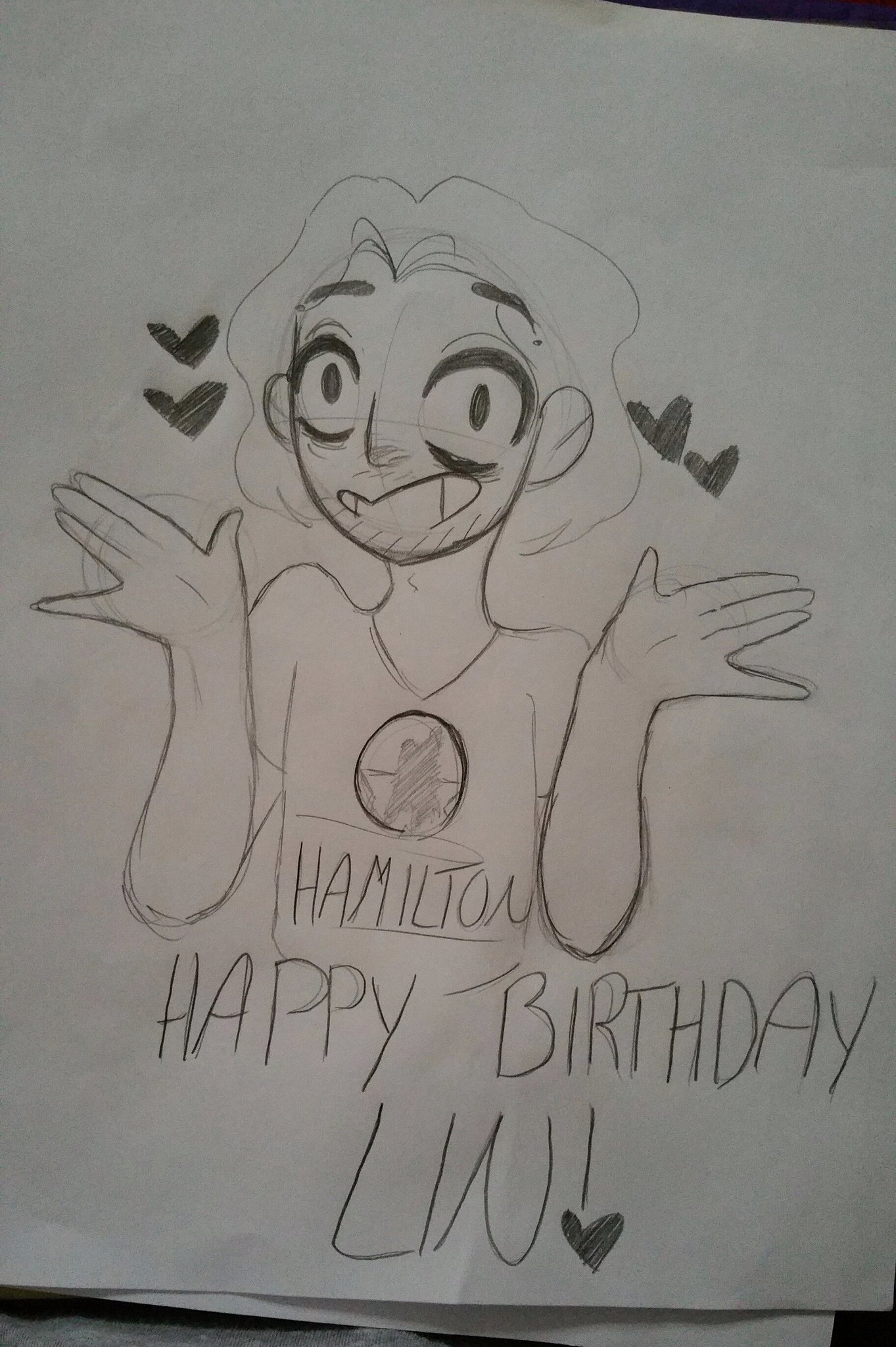 HAPPY BIRTHDAY LIN-MANUEL MIRANDA!!!   Have a great day ya stupid we all love you!! 