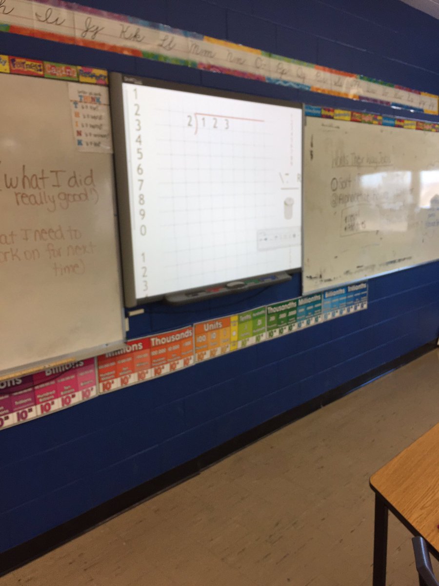 StacieLockhart's tweet photo. I just love SmartBoards in Grade 5! #yes #learning #longdivison https://t.co/b4gIytGcpB