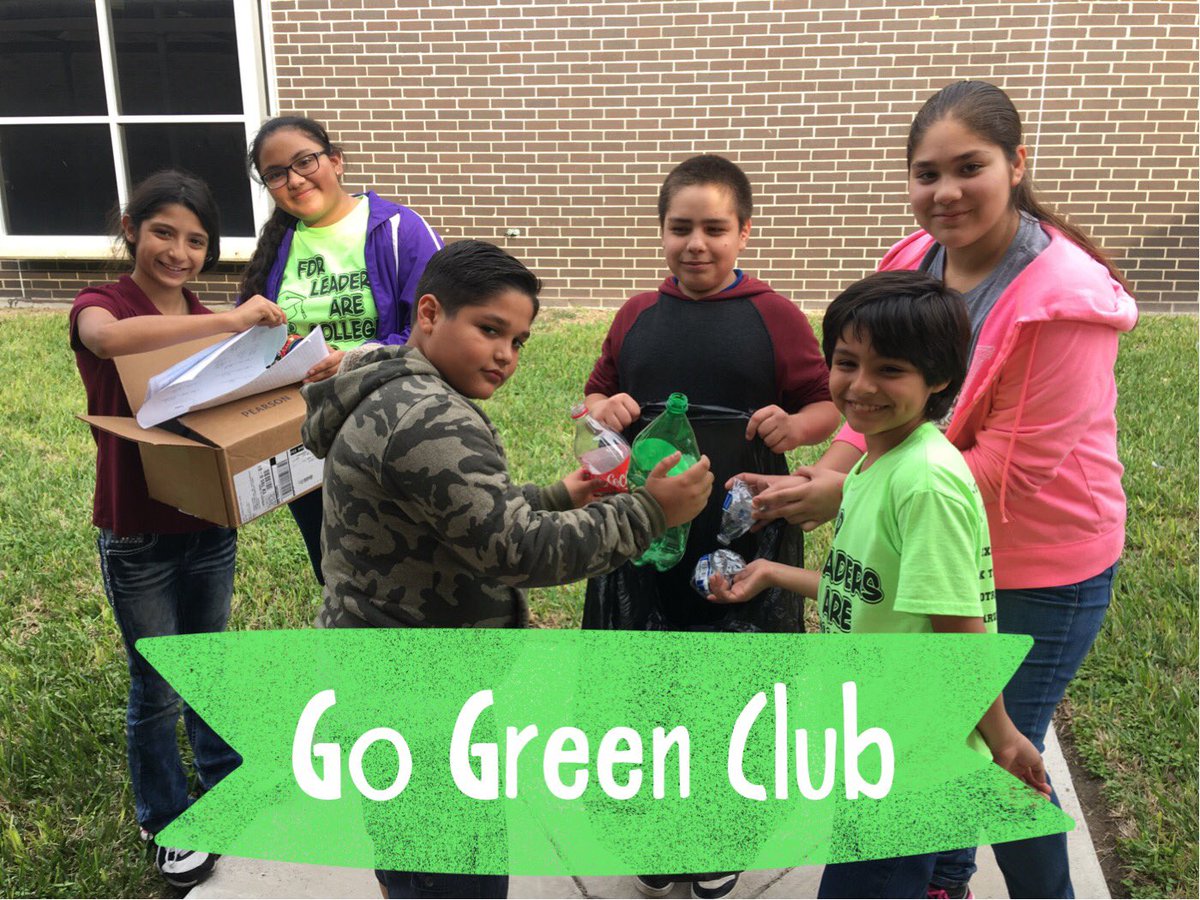 We recycle at @FDR_78596! Please do your part to recycle, too! 🐛🌎 @WeslacoISD #PepsiCoRecycling