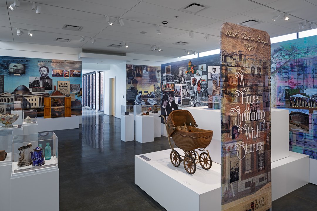 ICSConstruction's tweet image. nice interior pics of the #EugeneFieldHouse museum that we completed in the fall of 2016. Great new spaces for a St Louis institution. #stl