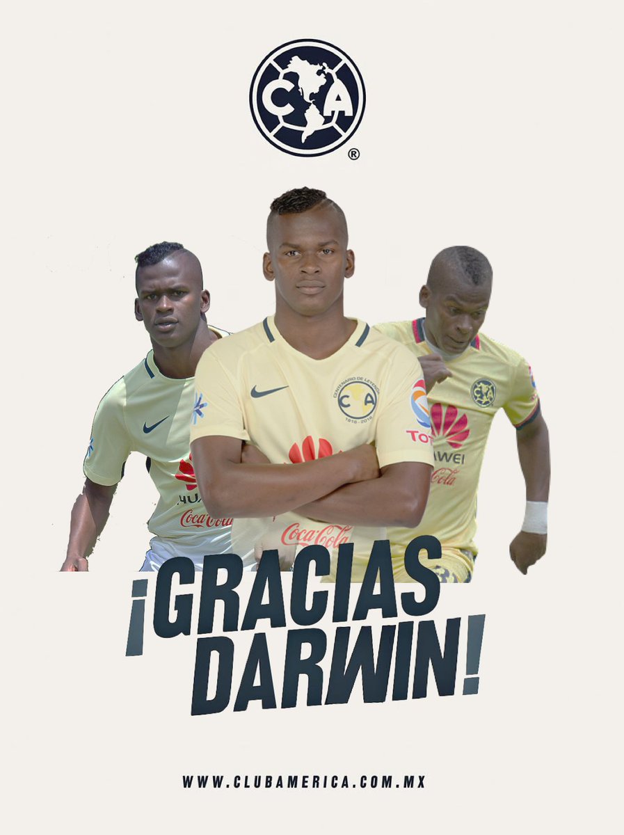 CllubAmerica's tweet photo. Porque siempre entregaste el máximo y defendiste con orgullo nuestros colores.

#GraciasDarwin

@darwinJR3 https://t.co/ZSflp2IFHt