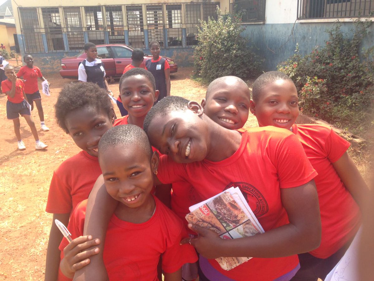 YGEProject's tweet photo. Meet the girls of Ekulu Primary School Enugu. Today we taught on the #GlobalGoals😊 #YGEPisBack 💪 #EmpoweringAfricasNextGeneration #GirlChild https://t.co/yKQFdKvZqx