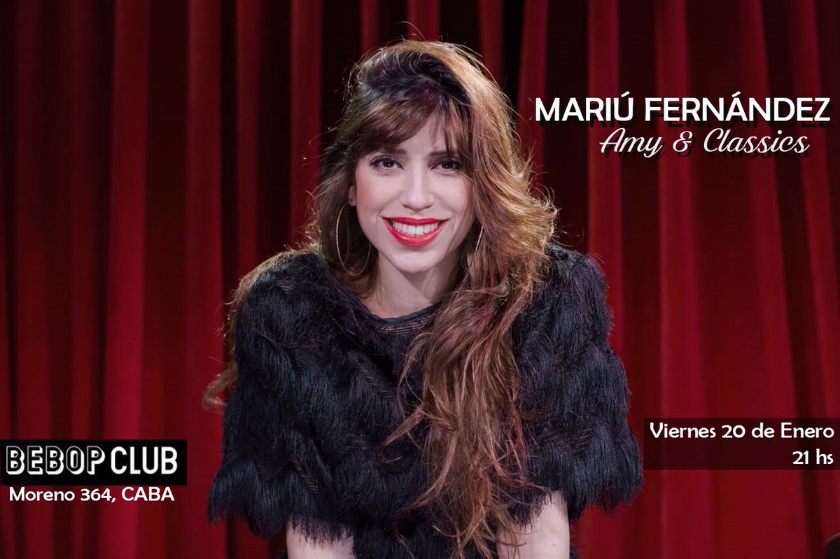 fernandezmariu's tweet photo. Este viernes 20 de enero a las 21 hs vamos a estar en @bebopclub con la mejor música, una banda tremenda y un invitado muy especial!
💥💥 https://t.co/Szsqj9TlW0