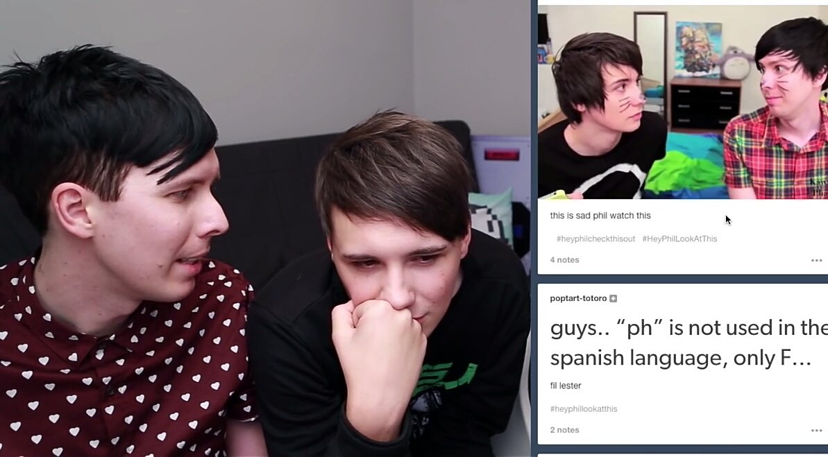 sinahelms's tweet photo. When u stop the video at the right moment #justphanthings #justdanthings https://t.co/pHcqcPNHGf