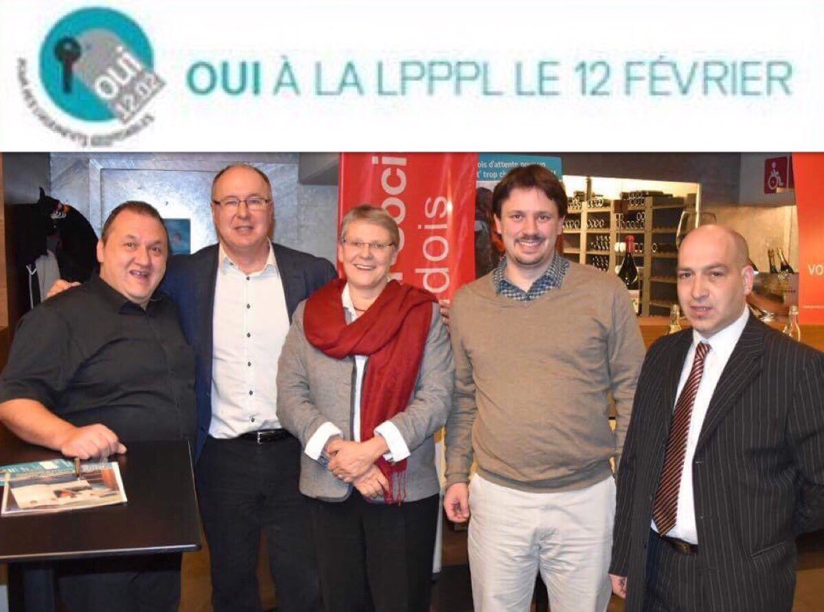 CBarbezat's tweet photo. @lpppl_oui présentation par P.-Y. Maillard et B. Métraux de la LPPPL au 118 Aigle, le 12 février voté OUI #PourLogementsAbordable https://t.co/CU8XlcxYhI