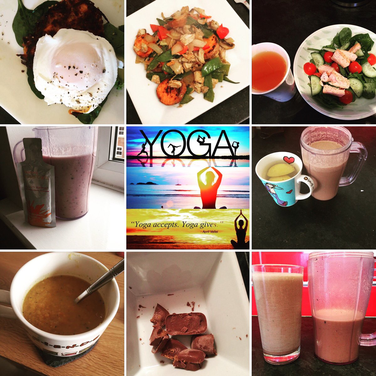 DebsAnnable's tweet photo. Week 1 = ✅Feeling #healthy #fit #toned #happy #30daystohealthyliving #choices #thebestversionofme #yoga #fizzies #veganshakes #proud!! 💕 xxx https://t.co/88cyRDcmSB