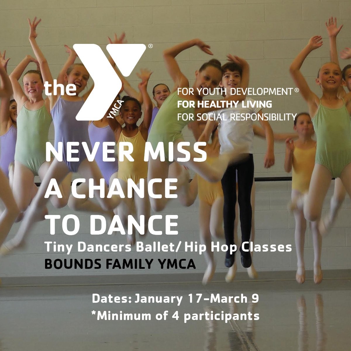 YMCASouthAL's tweet photo. A dance program for girls &amp; boys (ages 3-5) to learn classical ballet, hip-hop techniques and tumbling! Contact: jpayne@ysal.org https://t.co/KxM6p6q5nO