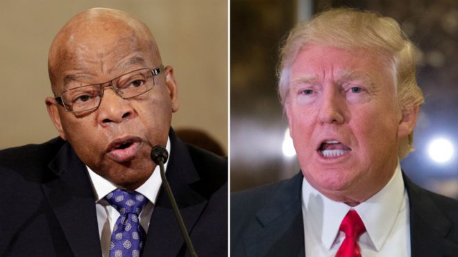 MLK would have tried to help Trump unite America, not divide it even more. This is undemocratic, <a href="/repjohnlewis/">John Lewis</a>. 
dailym.ai/2iz9Gi7