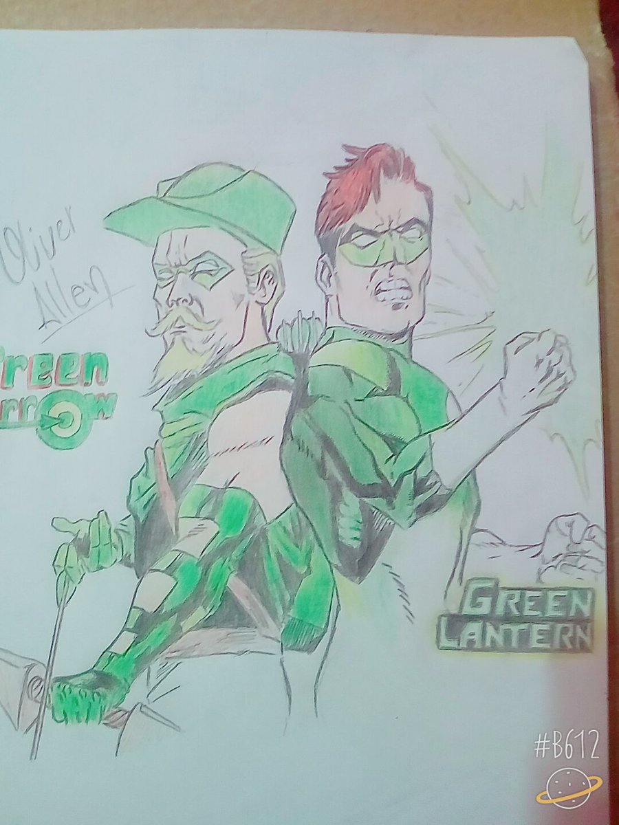 funk_Oliver's tweet photo. #Crossover #GreenLantern #GreenArrow #Draw https://t.co/yZAJhv5IJQ