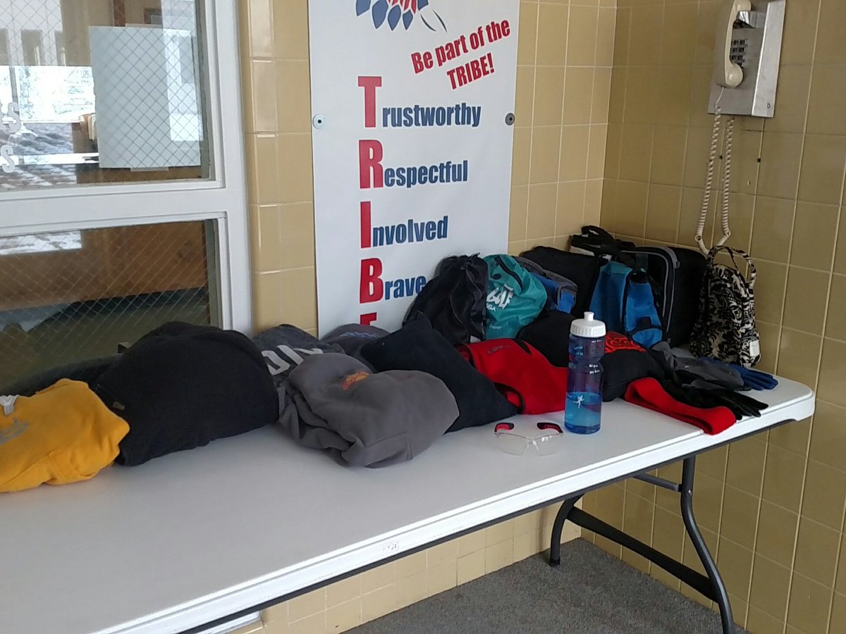 JPivirotto's tweet photo. Lost something? Check out the table near the office as you pass by. https://t.co/wp0Bfpf1cD