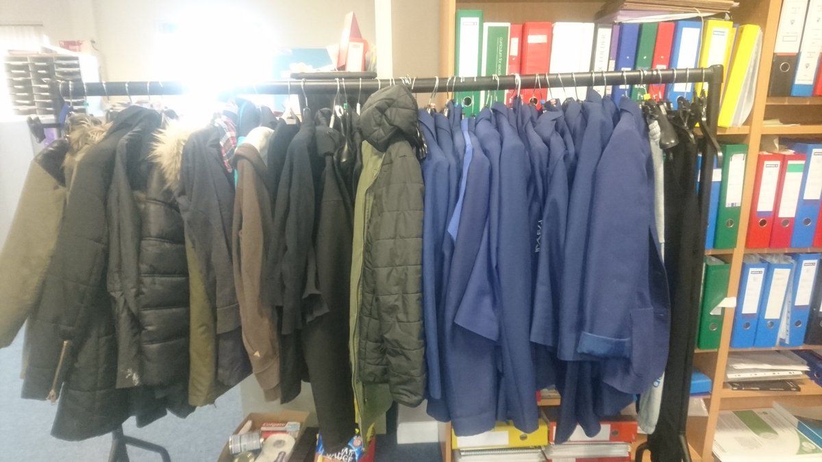 StAndrewsHS's tweet photo. Lost property..... Blazers and jackets. Contact the office if you think anything could be yours https://t.co/W8JRwSmzTh