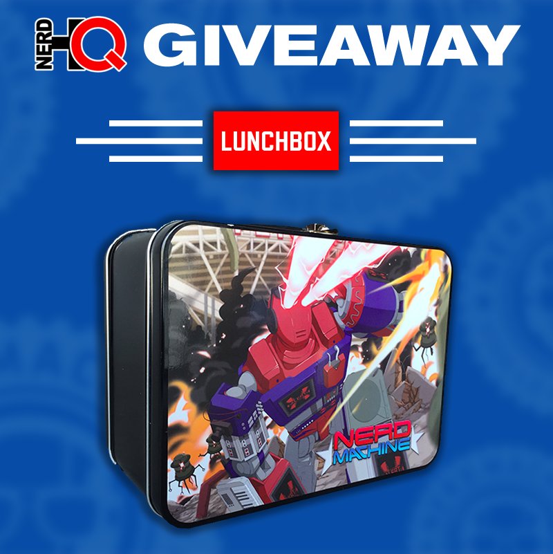 nerdhqplays's tweet photo. RT and follow @thenerdmachine to be entered to win a ROI lunchbox! Winner will be chosen this Sunday 1/22. https://t.co/mqG2ly0CO6