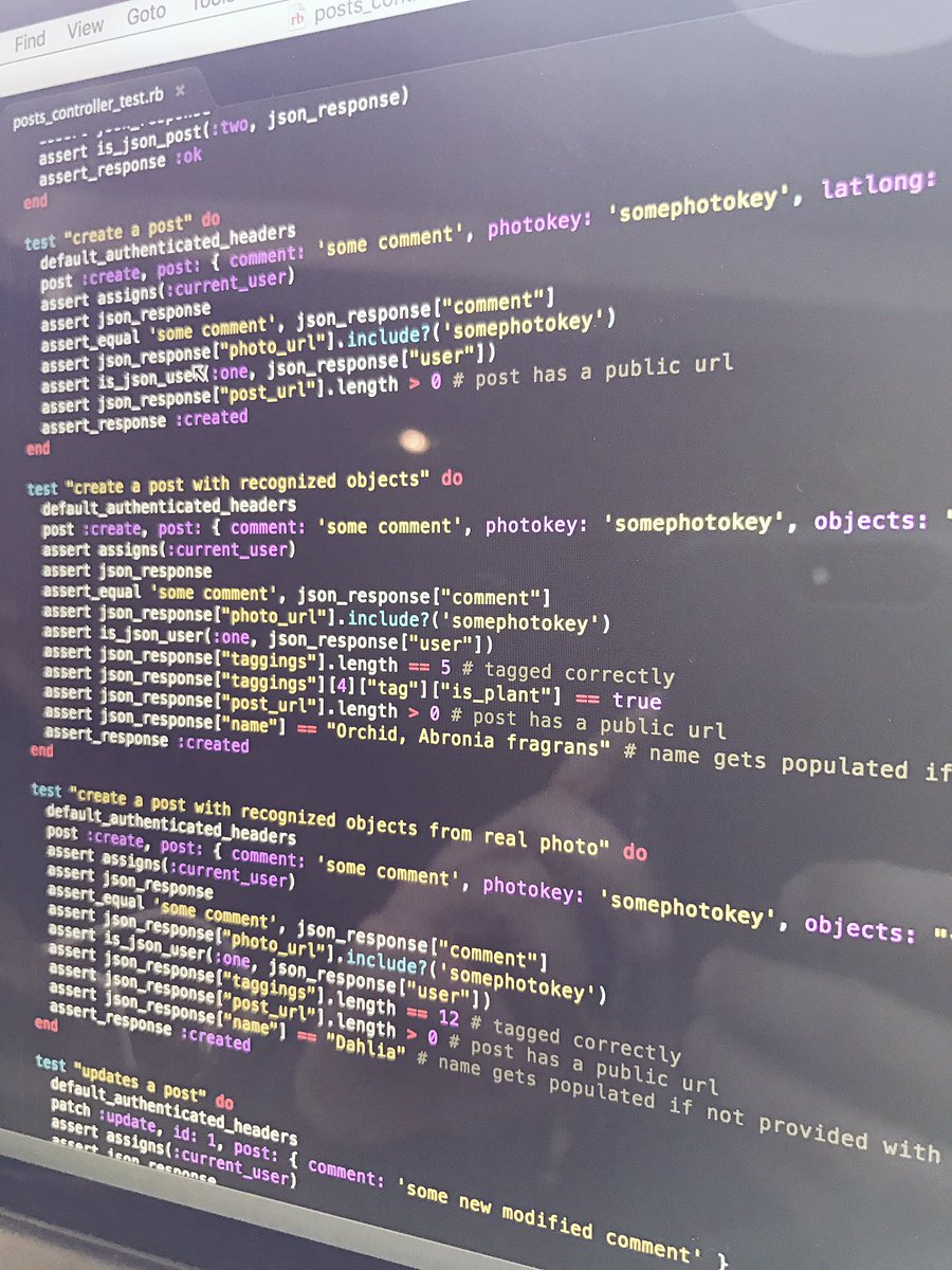 thebotanicapp's tweet photo. .@github The backend is written in rails the reason is ease of development, and nice integration testing built in. Plus, https://t.co/U3O2VV8Bd4