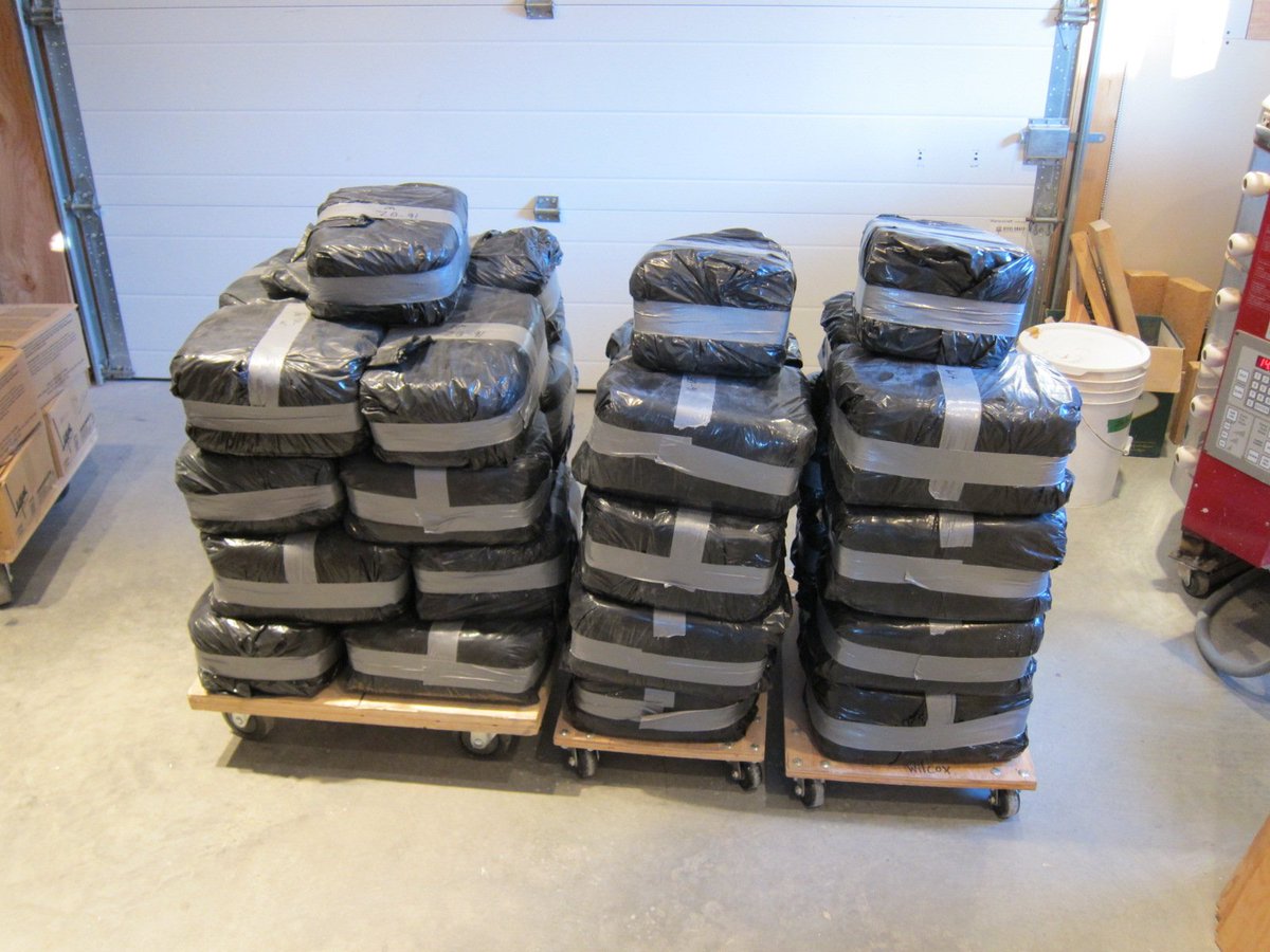 WilcoxStudio's tweet image. One ton of freshly mixed clay. Busy in the studio making sculpture for a spring exhibition @CKGyyc