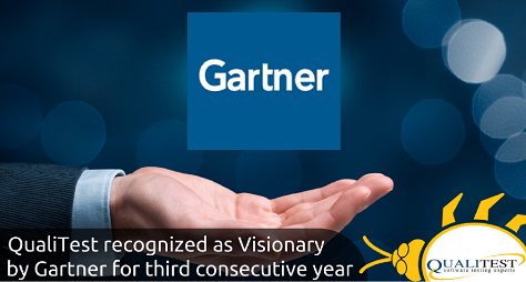 Ami_Sterling's tweet photo. QualiTest is proud to have been included in the @Gartner_inc #MagicQuadrant for a third year. Find out why https://t.co/F99Umxjecr https://t.co/PjNKkMgsyd
