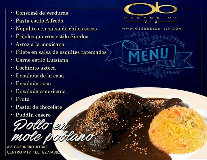 OBSESSIONVIP's tweet photo. Bienvenido a tu casa #OBVIP
Te invitamos a que de 1 a 6pm disfrutes de nuestro delicioso buffet premium!!! https://t.co/pmjCg66hHx