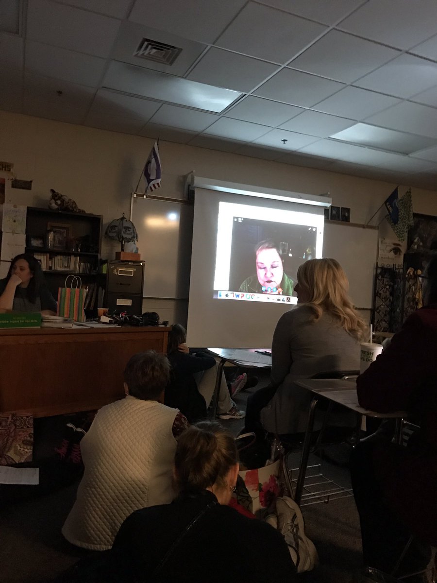 peckhamm's tweet photo. Virtual Field Trip w/Mimi from the Drew Carey show-Team 15. #385innovate https://t.co/cGcr3aVQ04