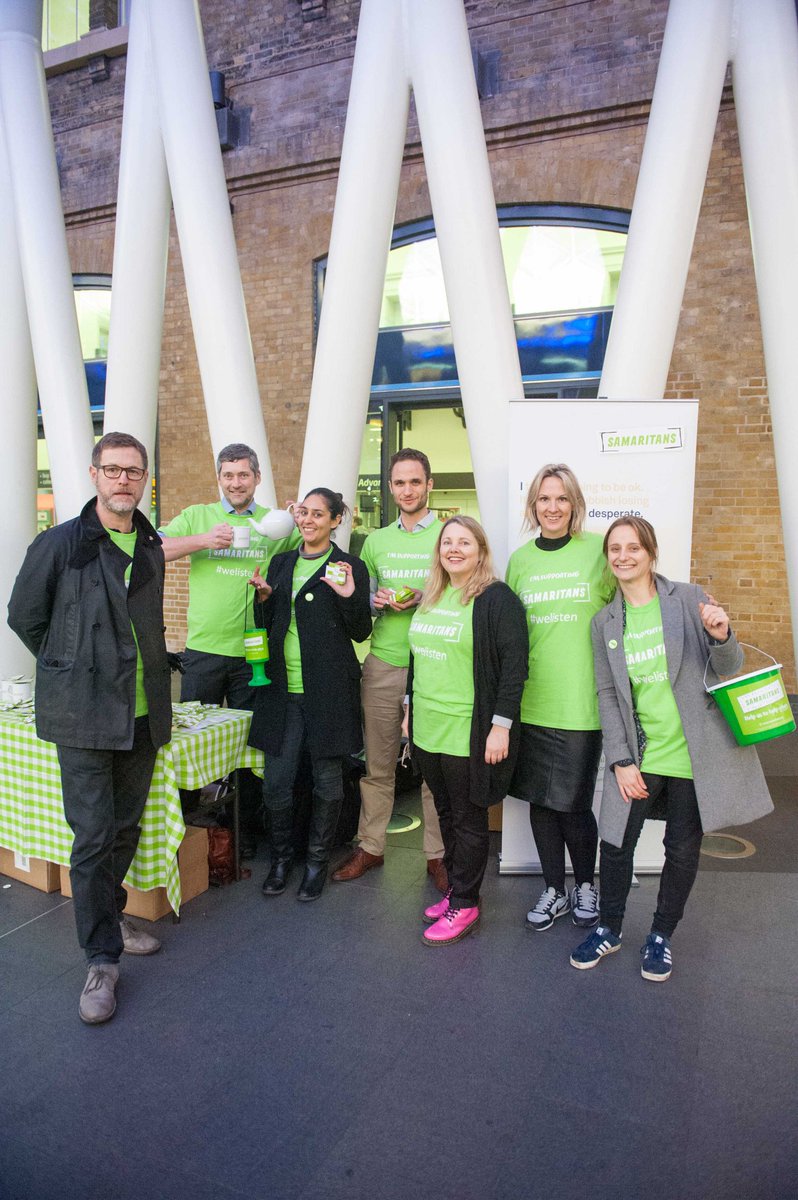 Our volunteers are in stations across the UK this evening to turn #BlueMonday into #BrewMonday. Pop over and say hi!