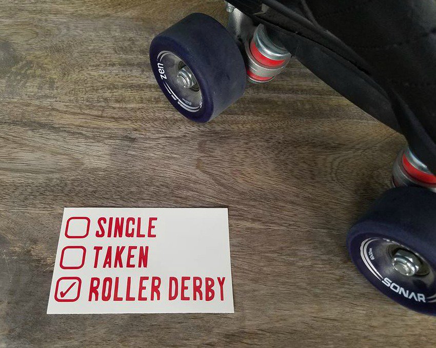 StickyFix's tweet image. Who needs a lover, when you have roller derby... &amp;lt;3 Order yours now: Sticky-Fix.com #rollerderby #ValentinesDay