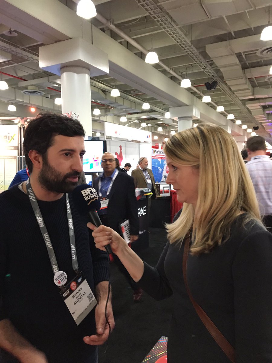 florencetison's tweet photo. #nrf17 @MathieuAzorin on how to increase the monetization of your website trafic @BFMTV @squagliozzi @LaFrenchTech @businessfrance https://t.co/3RZJIZulyf