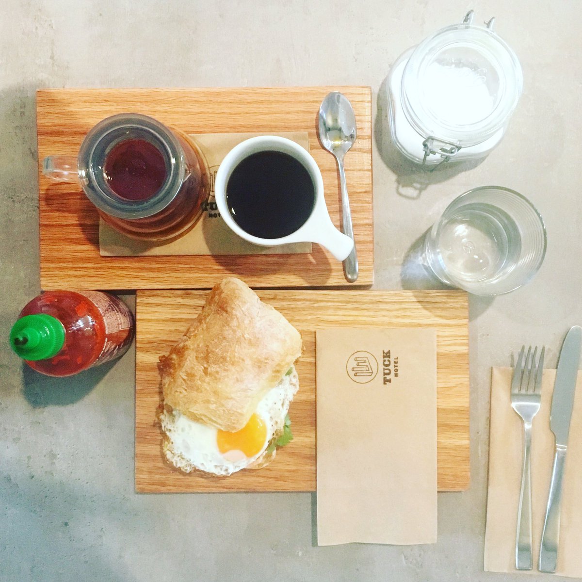 sisterstyling's tweet photo. TUCK'ed into this yumminess  👍 #tuckhotel @TuckHotelDTLA  #foodie #foodstyling @sisterstyling @moustachecoffee https://t.co/wibnZSpdeG