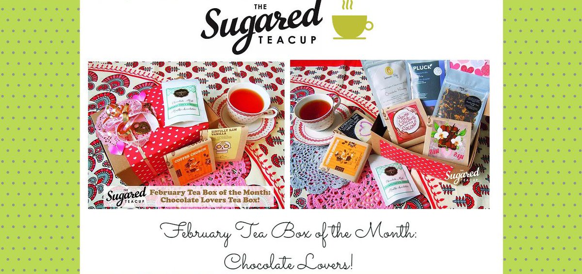 AtebyAte's tweet photo. Calling all #Toronto chocoholics: @sugaredteacup's February #Tea Box of the Month, #ValentinesDay #Chocolate Lovers! https://t.co/y1tL4PhsKd https://t.co/sMimASGl2C