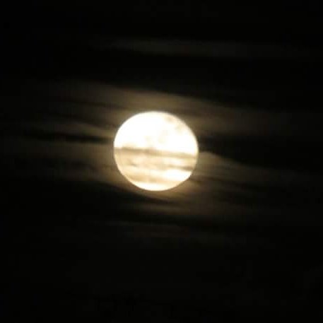 Gaynorgarratt1's tweet image. #wintermoon #moon # skymoon #cloudymoon