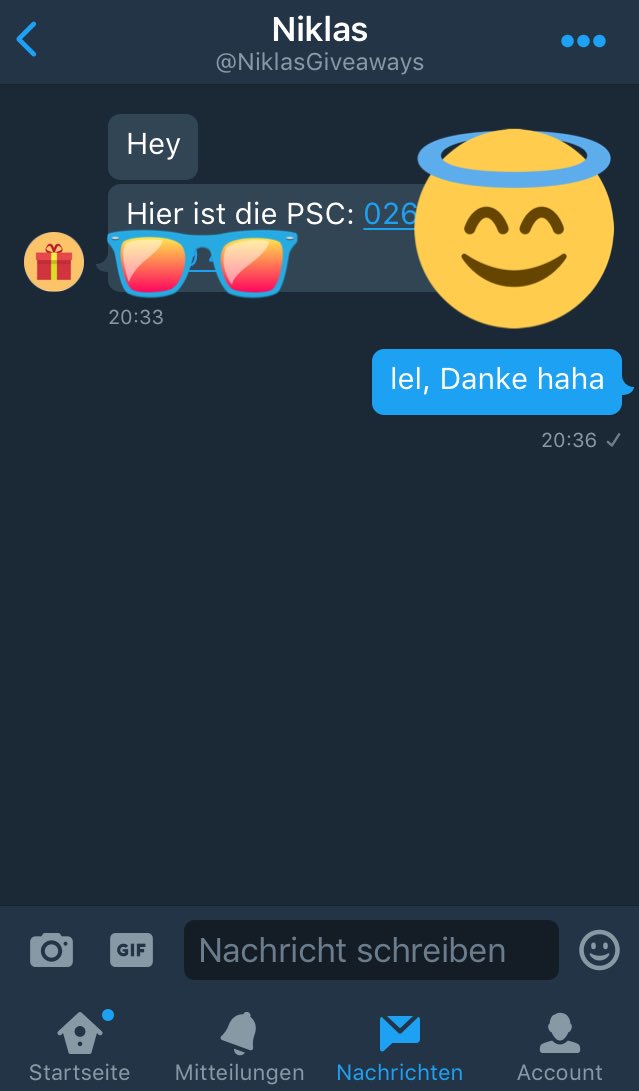 LenaFifteen's tweet photo. @NiklasGiveaways ist real https://t.co/0jF9u4sBbl