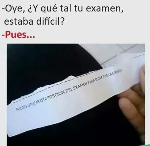 cuantocabron's tweet photo. ¿Qué tal te fue en tu examen? https://t.co/4c58gxz1g4 https://t.co/aOJz6dyLzg