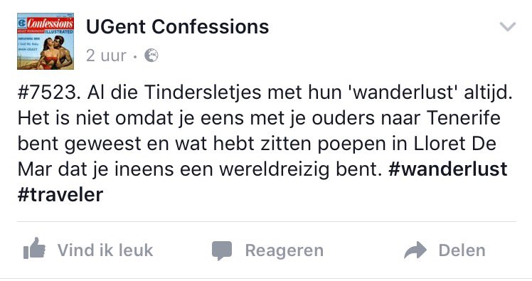 Ik weet niet wie hij is, maar ik ben fan.