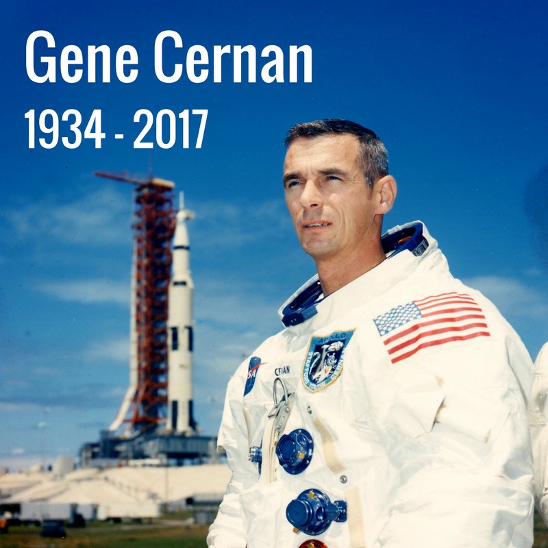 Gene Cernan, Astronaut,  1934 - 2017