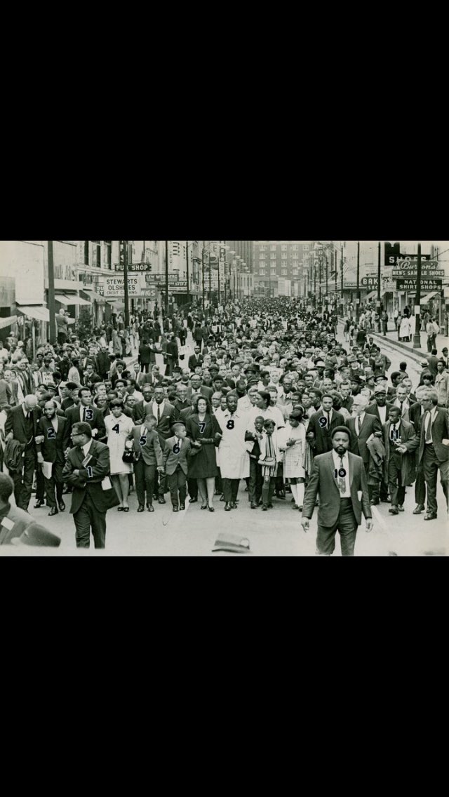 I'm always proud to share this #ernestwithers photo on #martinlutherkingday because my father is in it. ☮️