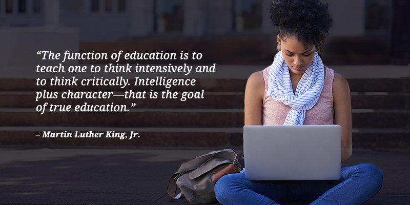 Today we celebrate a man who knew a little something about education. #MLKDAY