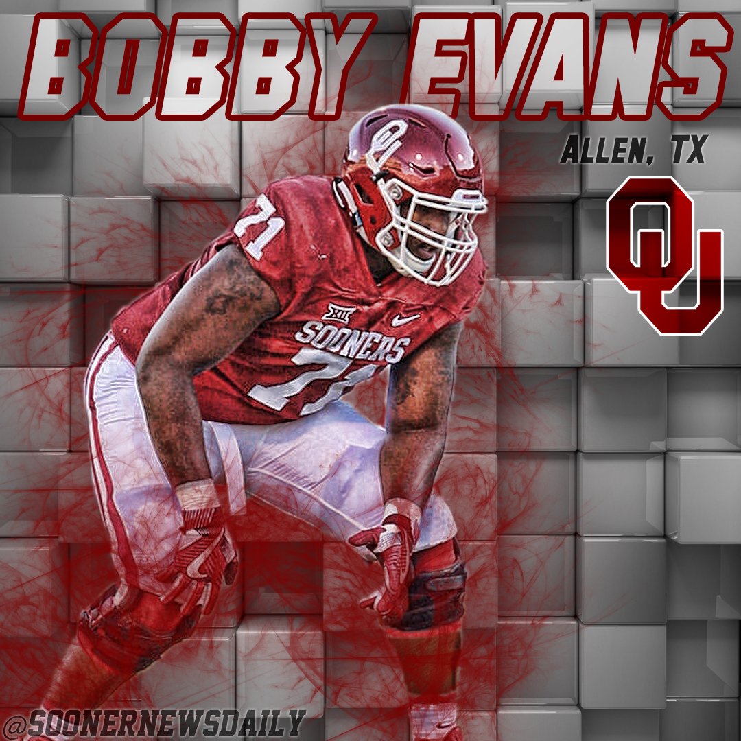 Trench warfare: Another dependable part of the O-Line, Bobby Evans holds down the right tackle spot for the #Sooners.
#BoomerSooner #OUDNA