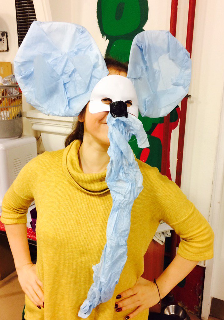 We had a brilliant team training session <a href="/TreasureLivesey/">Treasure House</a> today, which included this beautiful creation 🐘