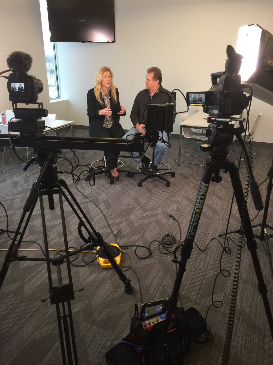 Filming the Offbeat Business Show with Susan Hamilton and Scott Schilling