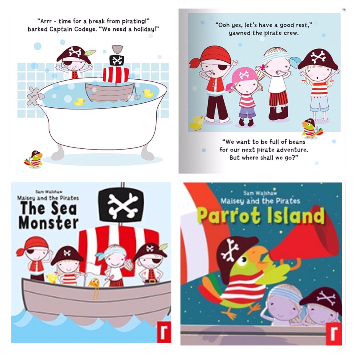 Everyone loves a #pirate especially one with a squarking #parrot maisey and the pirates available at <a href="/AlburyBooks/">Albury Books</a>
