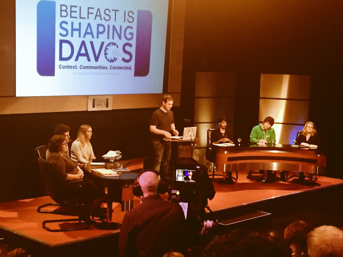 Y_Influencers's tweet photo. Great panel @ShapersBelfast #shapingdavos on what an innovative, connected city #Belfast is & future opportunities #GrowGoodBuildNew https://t.co/EVfdJkuxa6