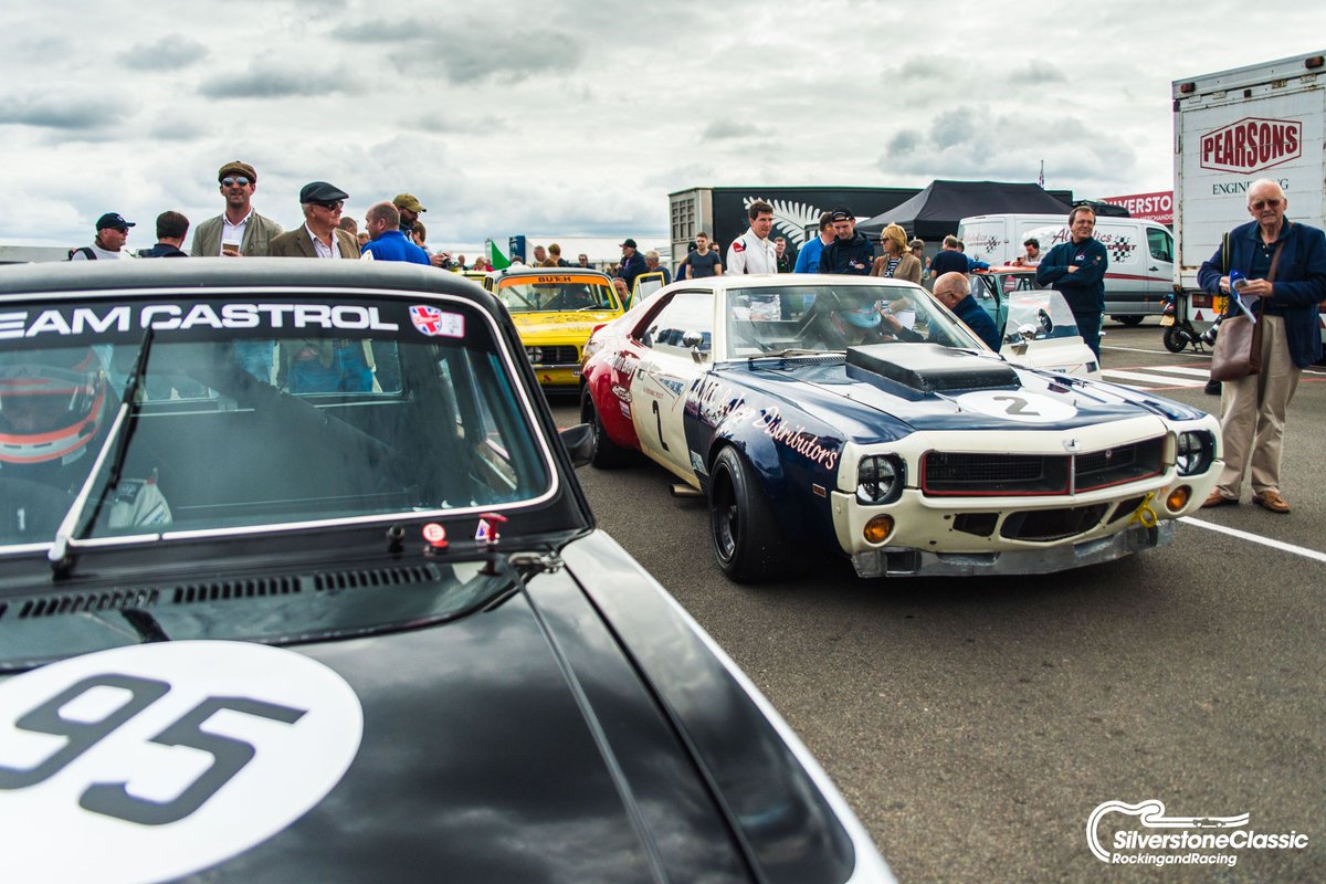 silverstonefest's tweet photo. The 6.4-litre AMC Javelin known as 'The Beast' that made a return to racing at last year's Silverstone Classic!

📷 Jayson Fong https://t.co/qLo8tWD2lU