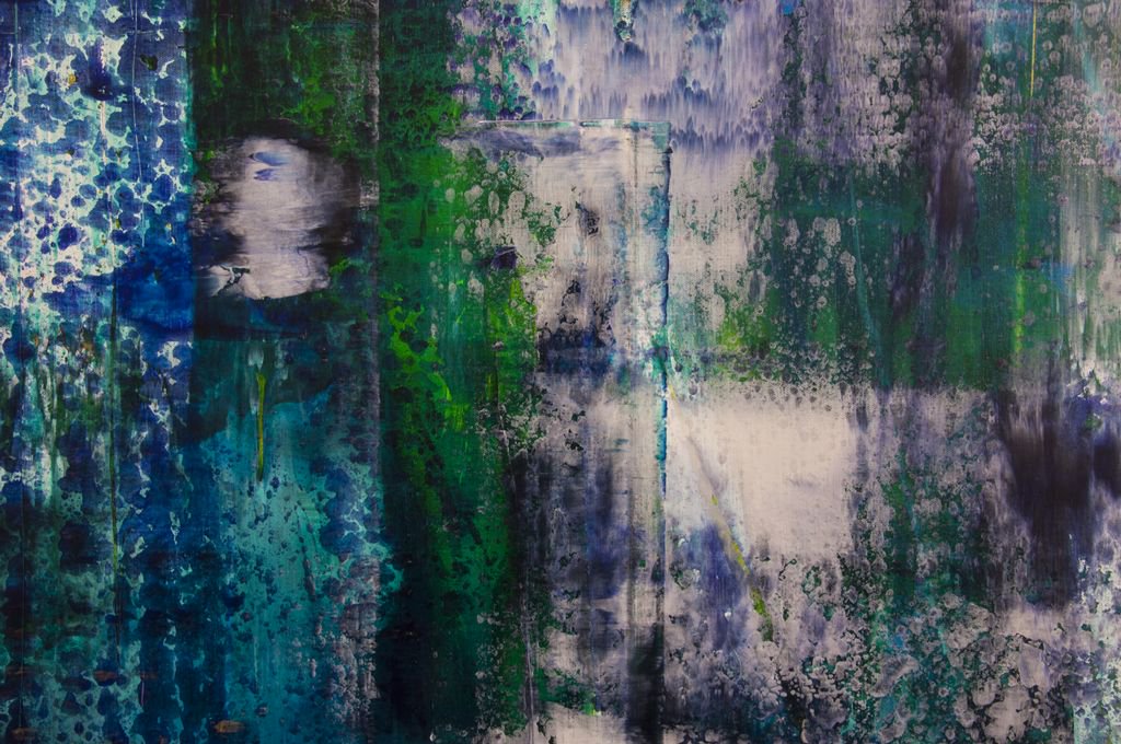 The View Within, detail by <a href="/madart_ny/">Marco Domeniconi</a> - 48x48 Acrylic on Canvas #abstractart #nycart #modernart