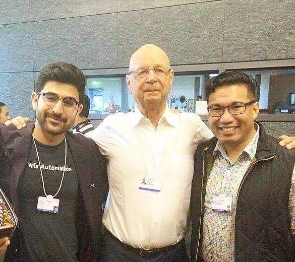 LourozMercader's tweet photo. The time I hung out with Professor Klaus Schwab, Executive Chairman of @wef #Davos17 #globalshapers #ACM2016 #worldweshape https://t.co/z6koOznGRt