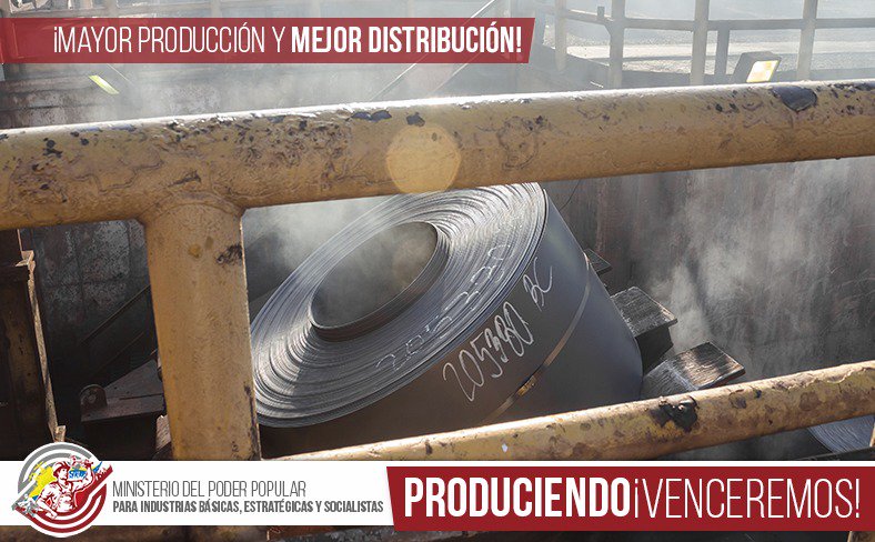 UpsaLaGaviota's tweet photo. Las Industrias Básicas en este 2017 aseguran una mayor producción y mejor distribución para la potencia económica de la Patria. https://t.co/pIWgubfQMr